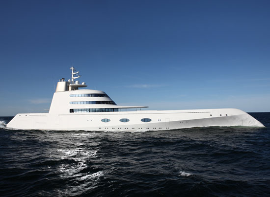 philippe starck: motor yacht A