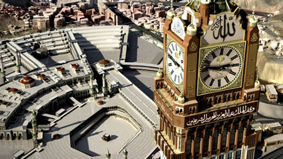 world's biggest clock begins ticking