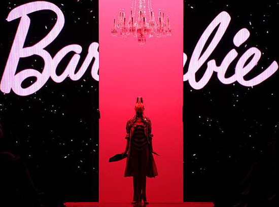 barbies on new york's catwalks