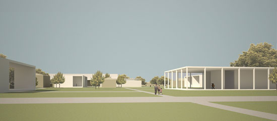 david chipperfield architects: 'master site plan for the menil collection', houston