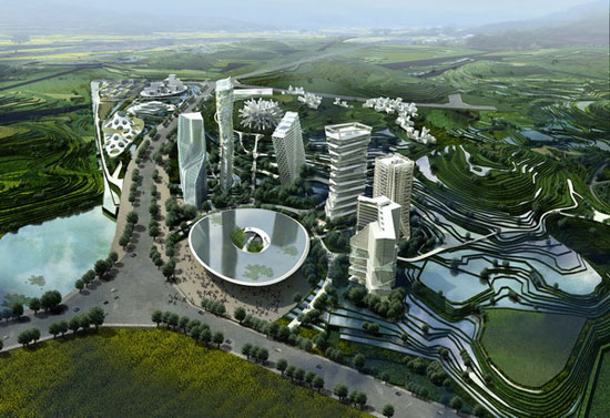 MAD architects: 'huaxi city centre'