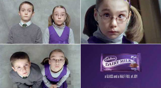 cadbury 'eyebrow dance' ad by tom kuntz