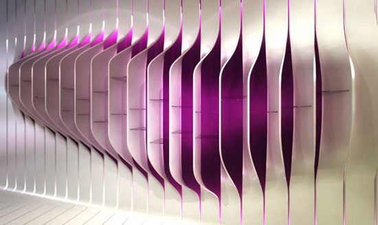 amanda levete architects: 'CORIAN® super surfaces' at milan design week 09