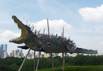 cai guo qiang at the met, new york