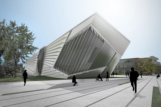 zaha hadid: edythe broad art museum, michigan