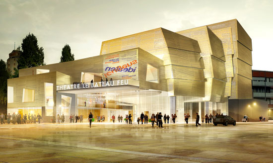 mikou design studio: dunkerque theater, france