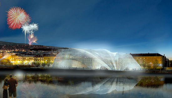 studio nicoletti associati: sundsvall arts center, sweden