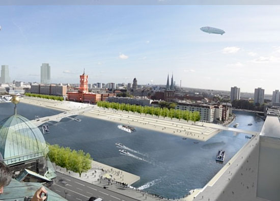 berlin town hall forum by kiefer/chipperfield/graft architects