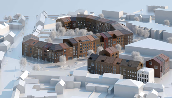 LAN architecture: collective and individual housing, mouvaux, france