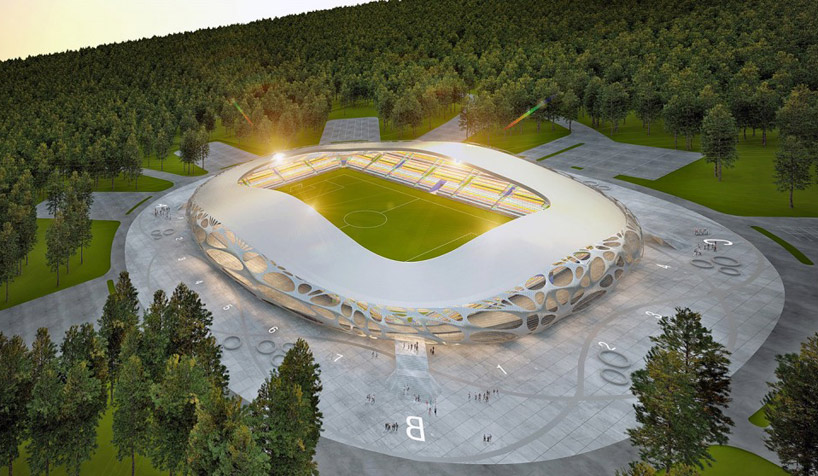 OFIS architects: FC bate borisov stadium