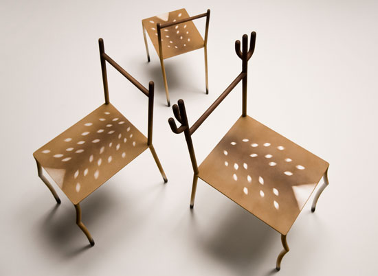 books exhibition: 'bambi chair' and 'web chair'