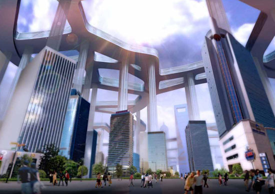 'shanghai 2035' concept design by A-asterisk