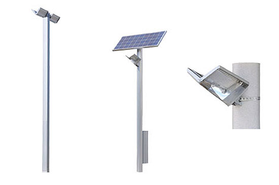 sharp introduces solar powered LED lamps with lenses