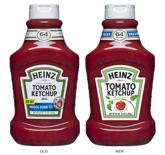 heinz ketchup label gets first make over in 100 years