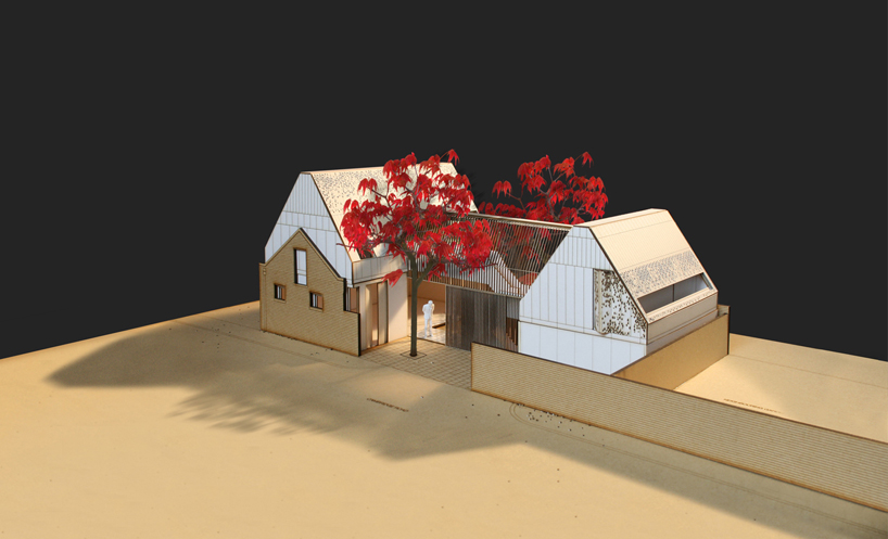 piercy conner secures consent for a contemporary weathering steel house in the shadow of kew gardens