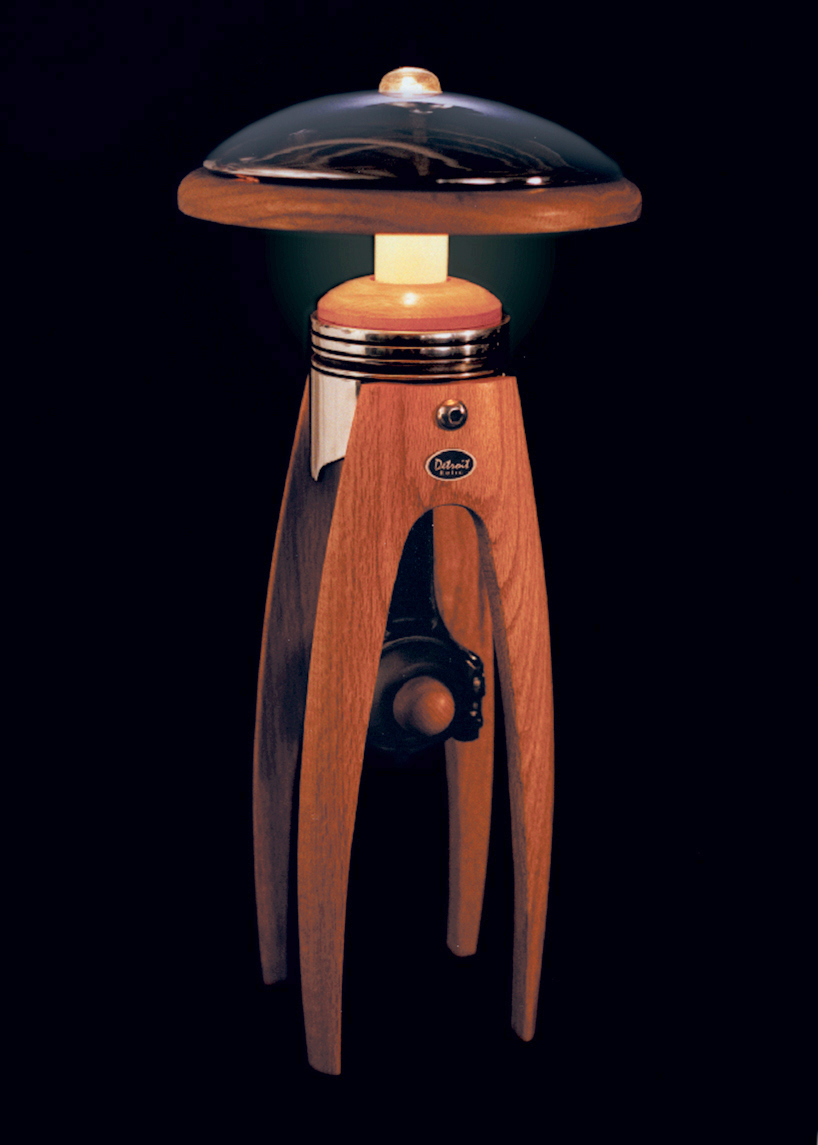 detroit relic piston lamps by stephen schock