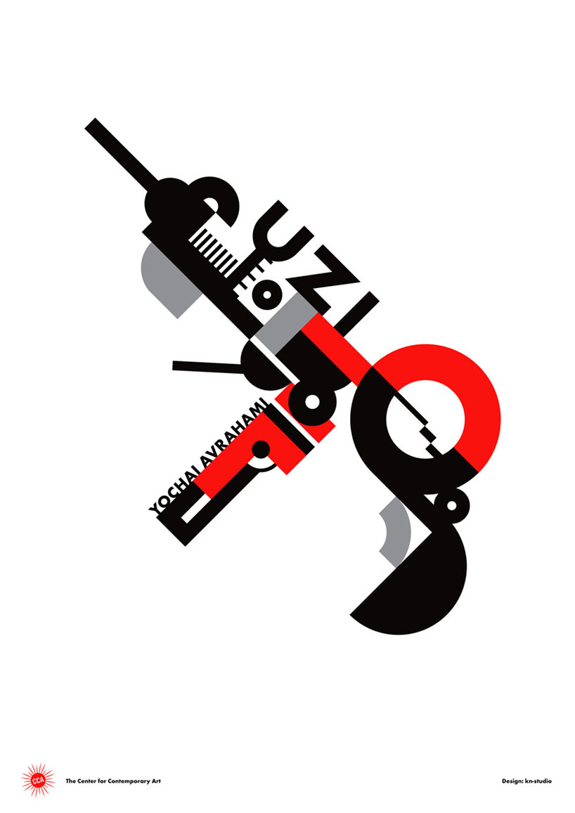 Uzi as Bauhaus product, Koby Barhad and Noa Schwartz, KN studio