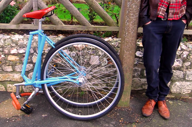 folding bike by philip crewe