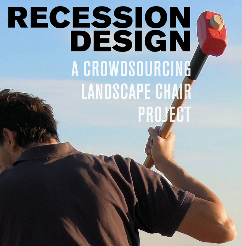 recession design: DIY wheelbarrow chair