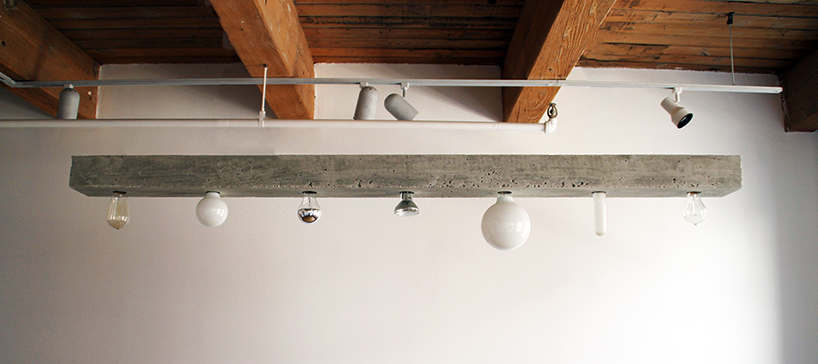 concrete chandelier [my light is heavier than yours] by seth ellsworth