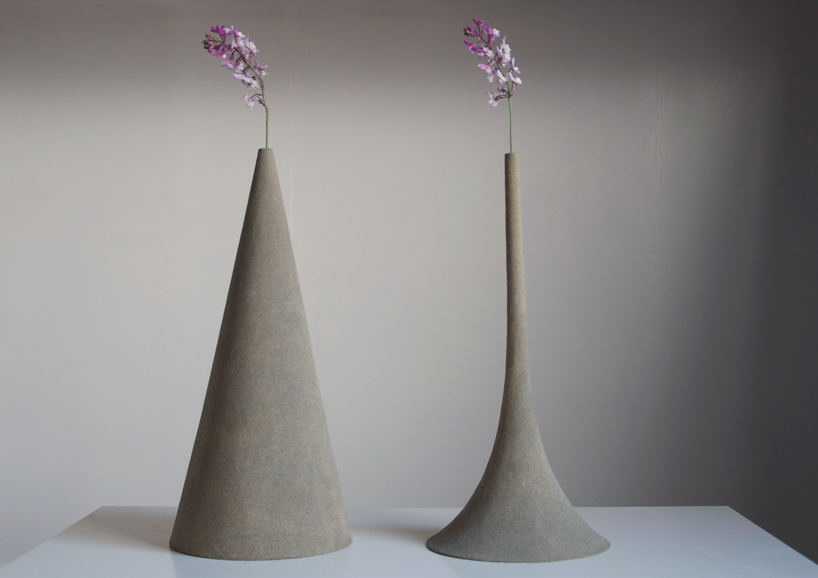 sand vases by yukihiro kaneuchi