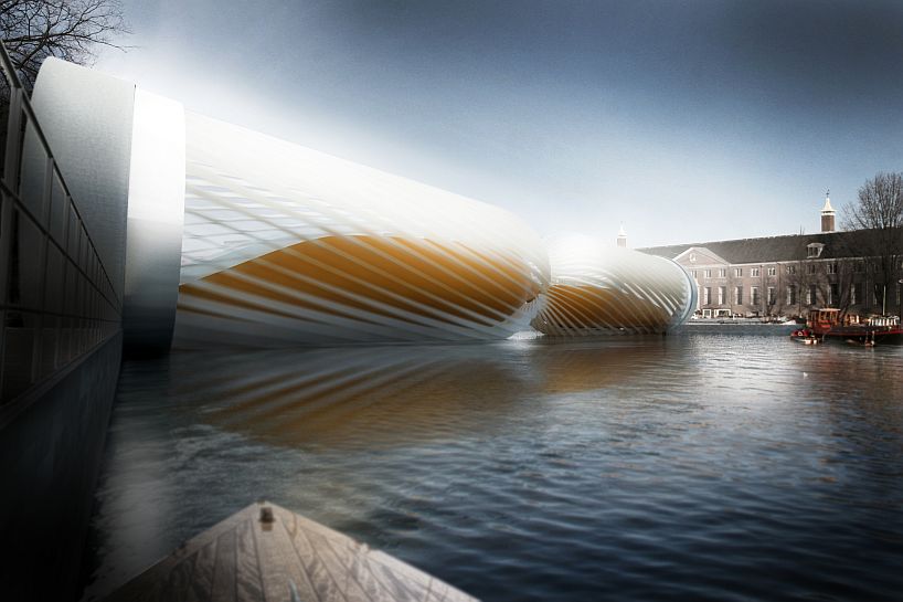 DWAWU wiercinski + wrzeszcz: turbine bridge in amsterdam