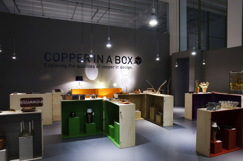 riccardo giovanetti: copper in a box installation at triennale museum