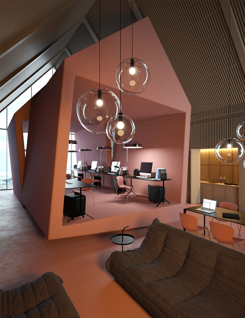vasiliy butenko: attic   concept office