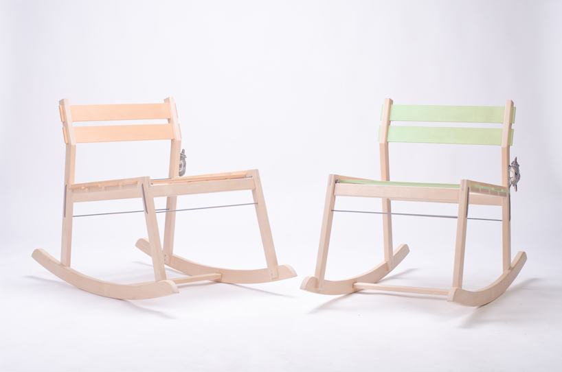 tom chung: cleat knockdown rocking chair