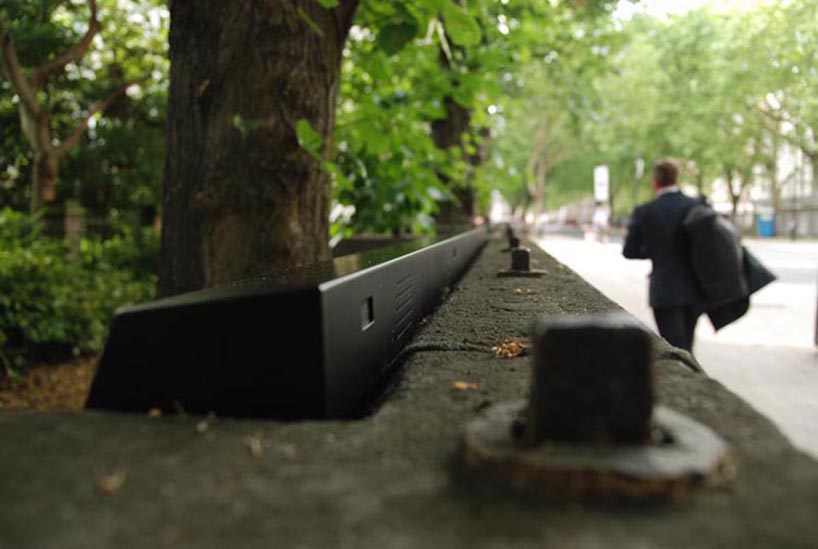 public interventions: phantom railings street installation