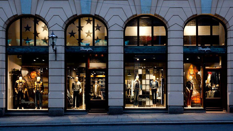 wrangler flagship store in leipzig, germany by checkland kindleysides