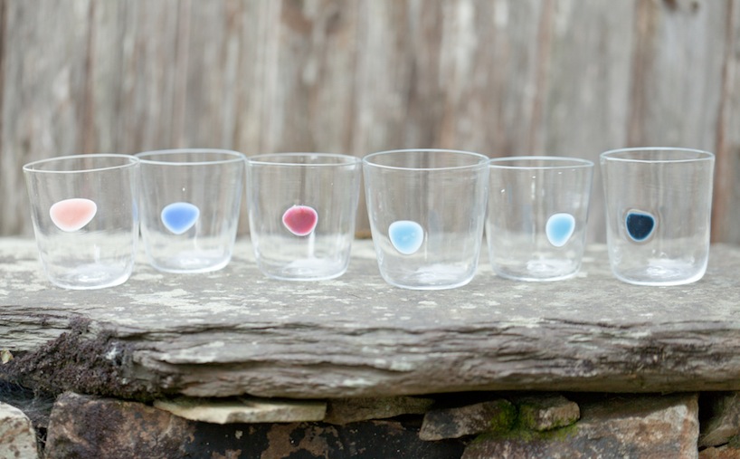 lucinda robertson: blown glass tumblers