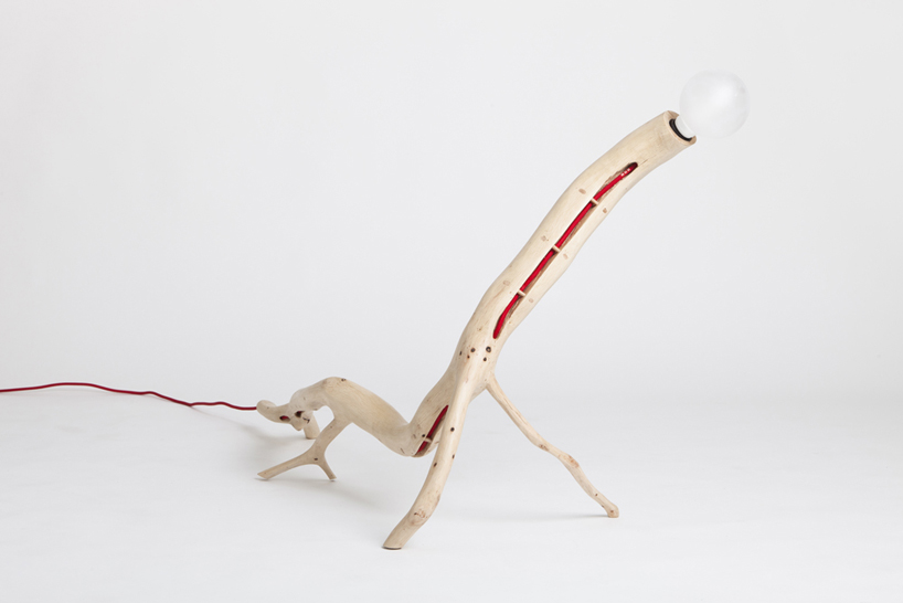 bicho: reclaimed branch lighting by martinho pita