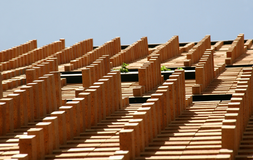 brick pattern house by alireza mashhadimirza