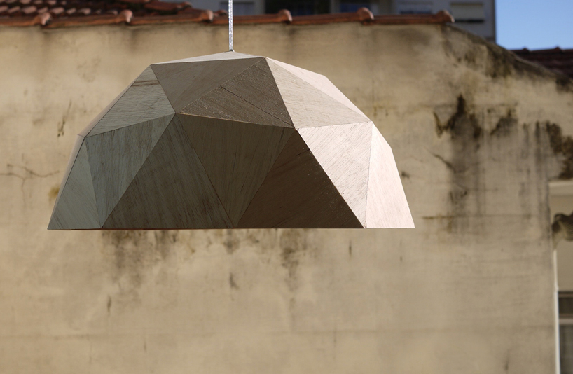 a hanging pendant light   geolamp by giacomo mezzadri