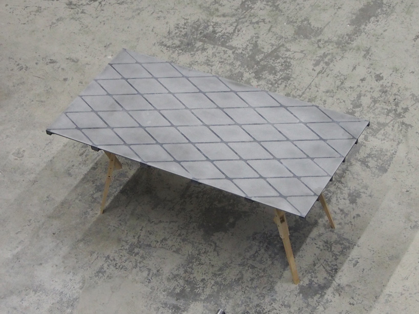 dominik weber + kevin rubin: concrete board table