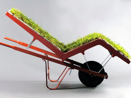 lawn chaise by deger cengiz