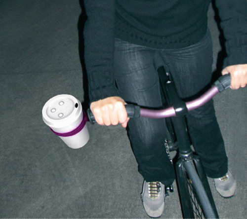 coffee cup holder for bikes by paulbaut