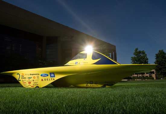 'infinium' solar vehicle