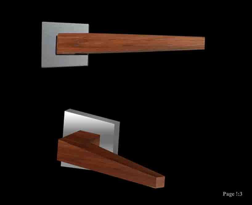 geometric door handle | designboom.com