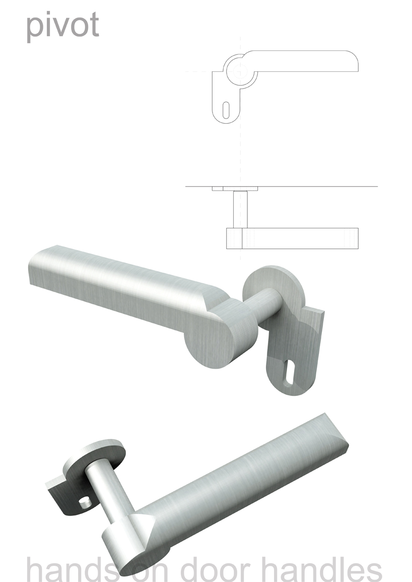 door handle pivot