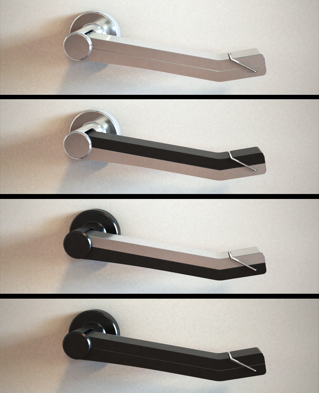 Down Up / Back Forward Door Handle