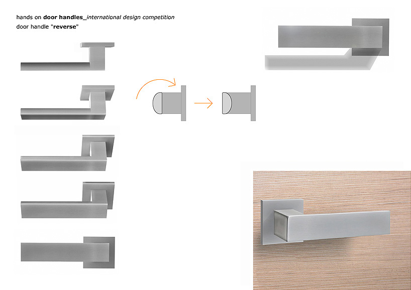 door handle "reverse"