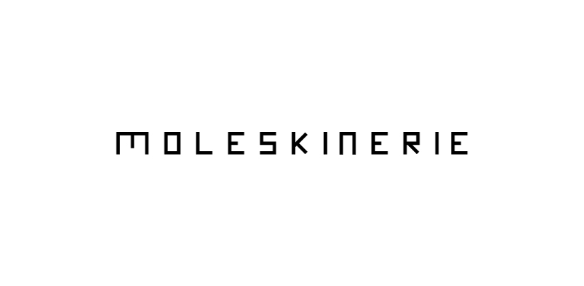 Moleskinerie Logo by Simons | designboom.com