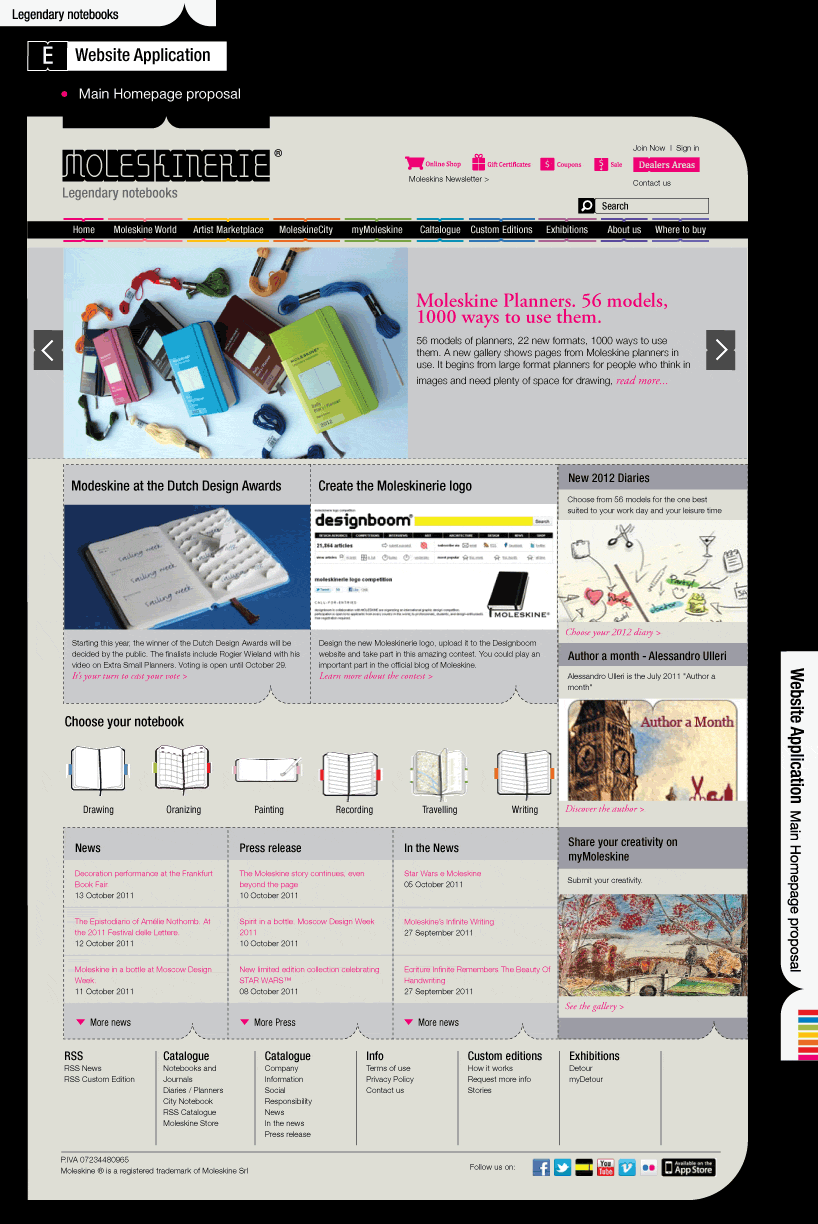 Retrace the journey of your life in Moleskinerie