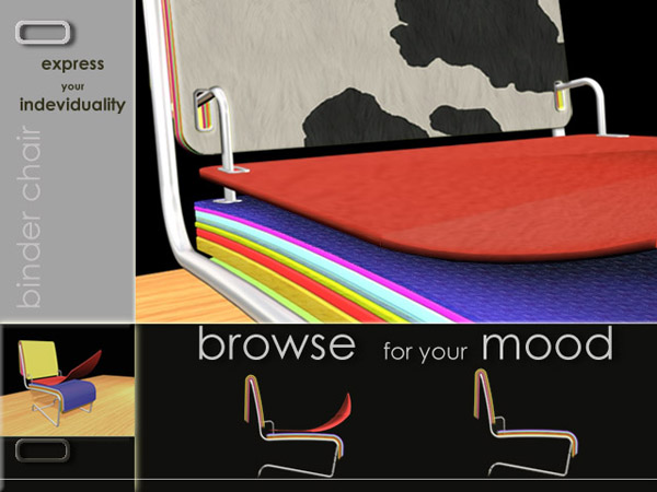 binder chair | designboom.com