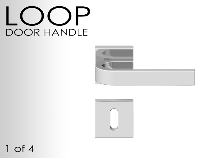 loop door handle | designboom.com