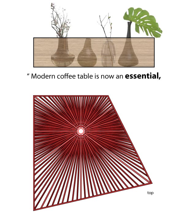 modern coffee table is now artssential. | designboom.com