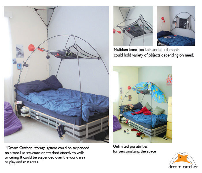 Dreampath Storage Dream catcher storage sysytem | designboom.com