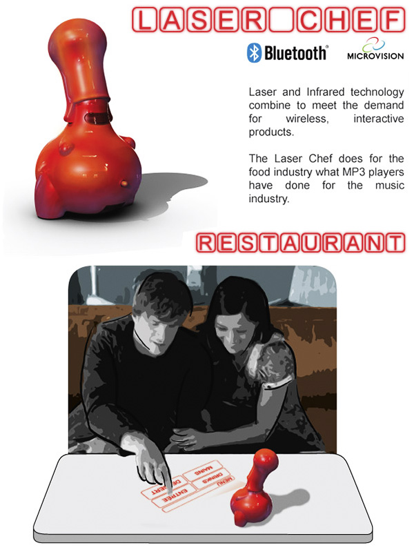 Chef Lazer laser chef | designboom.com